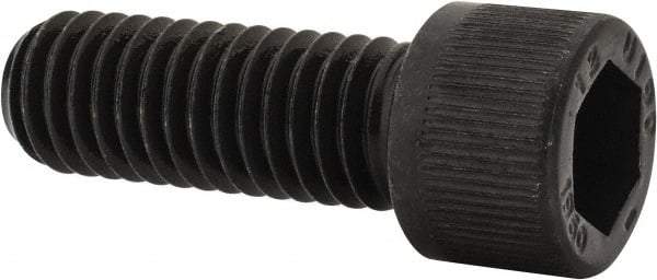 Unbrako - 7/16-14 UNC Hex Socket Drive, Socket Cap Screw - Alloy Steel, Black Oxide Finish, 1-1/4" Length Under Head - Benchmark Tooling