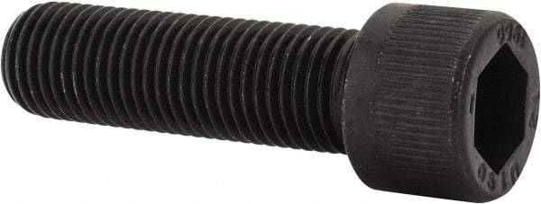 Unbrako - 7/16-20 UNF Hex Socket Drive, Socket Cap Screw - Alloy Steel, Black Oxide Finish, 1-1/2" Length Under Head - Benchmark Tooling