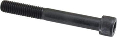 Unbrako - 1/2-13 UNC Hex Socket Drive, Socket Cap Screw - Alloy Steel, Black Oxide Finish, 4" Length Under Head - Benchmark Tooling