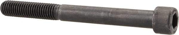 Unbrako - 1/2-13 UNC Hex Socket Drive, Socket Cap Screw - Alloy Steel, Black Oxide Finish, 5" Length Under Head - Benchmark Tooling