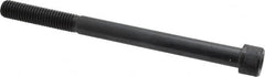 Unbrako - 1/2-13 UNC Hex Socket Drive, Socket Cap Screw - Alloy Steel, Black Oxide Finish, 6-1/2" Length Under Head - Benchmark Tooling