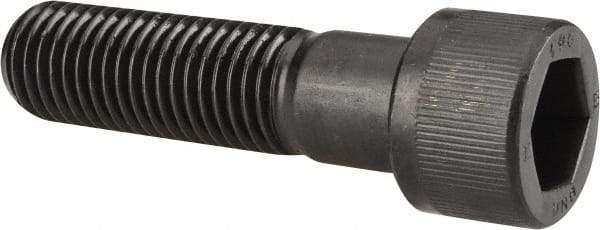 Unbrako - 7/8-9 UNC Hex Socket Drive, Socket Cap Screw - Alloy Steel, Black Oxide Finish, 3-1/4" Length Under Head - Benchmark Tooling