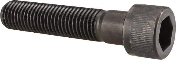 Unbrako - 7/8-9 UNC Hex Socket Drive, Socket Cap Screw - Alloy Steel, Black Oxide Finish, 4" Length Under Head - Benchmark Tooling