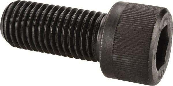 Unbrako - 1-8 UNC Hex Socket Drive, Socket Cap Screw - Alloy Steel, Black Oxide Finish, 2-1/4" Length Under Head - Benchmark Tooling