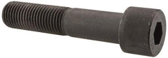 Unbrako - 1-1/4 - 7 UNC Hex Socket Drive, Socket Cap Screw - Alloy Steel, Black Oxide Finish, 6" Length Under Head - Benchmark Tooling