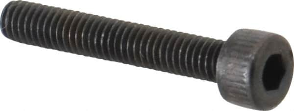 Unbrako - M4x0.70 Metric Coarse Hex Socket Drive, Socket Cap Screw - Grade 12.9 Alloy Steel, Black Oxide Finish, 25mm Length Under Head - Benchmark Tooling