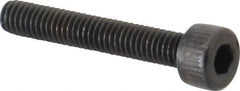 Unbrako - M4x0.70 Metric Coarse Hex Socket Drive, Socket Cap Screw - Grade 12.9 Alloy Steel, Black Oxide Finish, 25mm Length Under Head - Benchmark Tooling