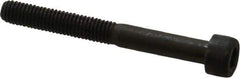 Unbrako - M5x0.80 Metric Coarse Hex Socket Drive, Socket Cap Screw - Grade 12.9 Alloy Steel, Black Oxide Finish, 45mm Length Under Head - Benchmark Tooling