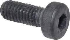 Unbrako - M4x0.70 Metric Coarse Hex Socket Drive, Low Socket Cap Screw - Grade 10.9 Alloy Steel, Black Oxide Finish, 10mm Length Under Head - Benchmark Tooling