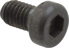 Unbrako - M5x0.80 Metric Coarse Hex Socket Drive, Low Socket Cap Screw - Grade 10.9 Alloy Steel, Black Oxide Finish, 8mm Length Under Head - Benchmark Tooling