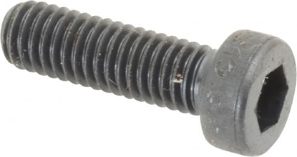 Unbrako - M6x1.00 Metric Coarse Hex Socket Drive, Low Socket Cap Screw - Grade 10.9 Alloy Steel, Black Oxide Finish, 20mm Length Under Head - Benchmark Tooling