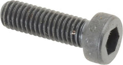 Unbrako - M6x1.00 Metric Coarse Hex Socket Drive, Low Socket Cap Screw - Grade 10.9 Alloy Steel, Black Oxide Finish, 20mm Length Under Head - Benchmark Tooling
