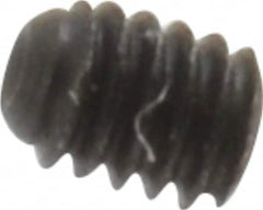 Unbrako - #1-72 UNF, 3/32" OAL, Cup Point Set Screw - Grade 8 Alloy Steel, 0.035" Key - Benchmark Tooling