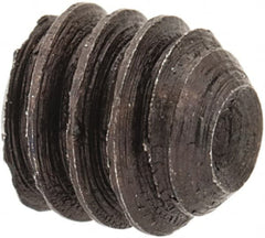 Unbrako - #5-40 UNC, 1/8" OAL, Cup Point Set Screw - Grade 8 Alloy Steel, 1/16" Key - Benchmark Tooling