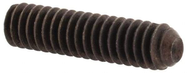 Unbrako - #5-40 UNC, 1/2" OAL, Cup Point Set Screw - Grade 8 Alloy Steel, 1/16" Key - Benchmark Tooling