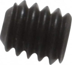 Unbrako - #8-32 UNC, 3/16" OAL, Cup Point Set Screw - Grade 8 Alloy Steel, 5/64" Key - Benchmark Tooling