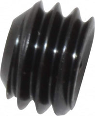 Unbrako - 3/8-16 UNC, 1/4" OAL, Cup Point Set Screw - Grade 8 Alloy Steel, 3/16" Key - Benchmark Tooling