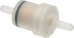 Norgren - 0.15" Outlet, Inline Filters, Regulators & Lubricators - Miniature Inline Filter, 1.58" Long - Benchmark Tooling