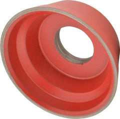 Norton - 3-3/4" Diam, 1-1/4" Hole Size, 1-1/2" Overall Thickness, 150 Grit, Type 11 Tool & Cutter Grinding Wheel - Very Fine Grade, CBN, Resinoid Bond - Benchmark Tooling