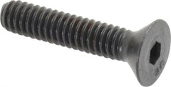 Unbrako - 1/4-20 UNC Hex Socket Drive, 82° Flat Screw - Alloy Steel, Black Oxide Finish, 1-1/4" OAL - Benchmark Tooling