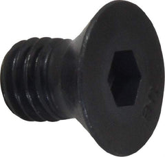 Unbrako - 1/2-13 UNC Hex Socket Drive, 82° Flat Screw - Alloy Steel, Black Oxide Finish, 3/4" OAL - Benchmark Tooling