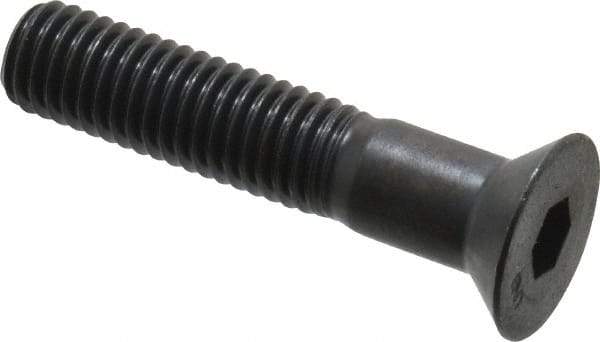 Unbrako - 1/2-13 UNC Hex Socket Drive, 82° Flat Screw - Alloy Steel, Black Oxide Finish, 2-1/2" OAL - Benchmark Tooling