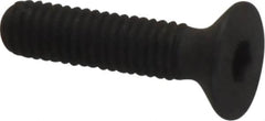 Unbrako - M3x0.50 Metric Coarse Hex Socket Drive, 90 to 92° Flat Screw - Grade 12.9 Alloy Steel, Black Oxide Finish, 12mm OAL - Benchmark Tooling