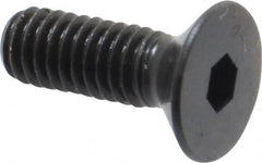 Unbrako - M4x0.70 Metric Coarse Hex Socket Drive, 90 to 92° Flat Screw - Grade 12.9 Alloy Steel, Black Oxide Finish, 12mm OAL - Benchmark Tooling