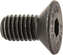 Unbrako - M8x1.25 Metric Coarse Hex Socket Drive, 90 to 92° Flat Screw - Grade 12.9 Alloy Steel, Black Oxide Finish, 16mm OAL - Benchmark Tooling