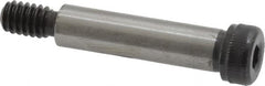 Unbrako - 5/16" Shoulder Diam x 1-1/4" Shoulder Length, 1/4-20 UNC, Hex Socket Shoulder Screw - 8 Alloy Steel, 0.419 to 0.438" Head Diam - Benchmark Tooling