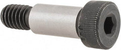 Unbrako - 3/8" Shoulder Diam x 3/4" Shoulder Length, 5/16-18 UNC, Hex Socket Shoulder Screw - 8 Alloy Steel, 0.543 to 0.562" Head Diam - Benchmark Tooling