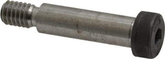 Unbrako - 3/8" Shoulder Diam x 1-1/4" Shoulder Length, 5/16-18 UNC, Hex Socket Shoulder Screw - 8 Alloy Steel, 0.543 to 0.562" Head Diam - Benchmark Tooling