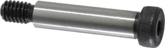 Unbrako - 3/8" Shoulder Diam x 1-1/2" Shoulder Length, 5/16-18 UNC, Hex Socket Shoulder Screw - 8 Alloy Steel, 0.543 to 0.562" Head Diam - Benchmark Tooling