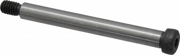 Unbrako - 3/8" Shoulder Diam x 3-1/4" Shoulder Length, 5/16-18 UNC, Hex Socket Shoulder Screw - 8 Alloy Steel, 0.543 to 0.562" Head Diam - Benchmark Tooling