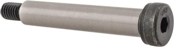 Unbrako - 1/2" Shoulder Diam x 2-3/4" Shoulder Length, 3/8-16 UNC, Hex Socket Shoulder Screw - 8 Alloy Steel, 0.729 to 3/4" Head Diam - Benchmark Tooling