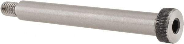 Unbrako - 1/2" Shoulder Diam x 4" Shoulder Length, 3/8-16 UNC, Hex Socket Shoulder Screw - 8 Alloy Steel, 0.729 to 3/4" Head Diam - Benchmark Tooling