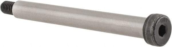 Unbrako - 1/2" Shoulder Diam x 4-1/2" Shoulder Length, 3/8-16 UNC, Hex Socket Shoulder Screw - 8 Alloy Steel, 0.729 to 3/4" Head Diam - Benchmark Tooling