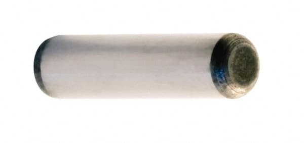 Unbrako - 3/4" Diam x 5" Pin Length Grade 8 Alloy Steel Oversized Dowel Pin - C 60 (Surface) & C 50-58 Hardness, 66,270 Lb Breaking Strength, 1 Beveled & 1 Rounded End - Benchmark Tooling