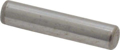 Unbrako - 3/16" Diam x 7/8" Pin Length Grade 8 Alloy Steel Oversized Dowel Pin - C 60 (Surface) & C 50-58 Hardness, 4,140 Lb Breaking Strength, 1 Beveled & 1 Rounded End - Benchmark Tooling