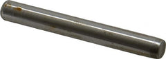 Unbrako - 1/4" Diam x 2" Pin Length Grade 8 Alloy Steel Oversized Dowel Pin - C 60 (Surface) & C 50-58 Hardness, 7,370 Lb Breaking Strength, 1 Beveled & 1 Rounded End - Benchmark Tooling