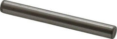 Unbrako - 1/4" Diam x 2-1/4" Pin Length Grade 8 Alloy Steel Oversized Dowel Pin - C 60 (Surface) & C 50-58 Hardness, 7,370 Lb Breaking Strength, 1 Beveled & 1 Rounded End - Benchmark Tooling