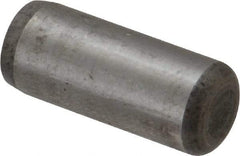 Unbrako - 5/16" Diam x 3/4" Pin Length Grade 8 Alloy Steel Oversized Dowel Pin - C 60 (Surface) & C 50-58 Hardness, 11,500 Lb Breaking Strength, 1 Beveled & 1 Rounded End - Benchmark Tooling