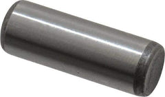 Unbrako - 5/16" Diam x 7/8" Pin Length Grade 8 Alloy Steel Oversized Dowel Pin - C 60 (Surface) & C 50-58 Hardness, 11,500 Lb Breaking Strength, 1 Beveled & 1 Rounded End - Benchmark Tooling