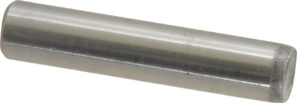 Unbrako - 5/16" Diam x 1-1/2" Pin Length Grade 8 Alloy Steel Oversized Dowel Pin - C 60 (Surface) & C 50-58 Hardness, 11,500 Lb Breaking Strength, 1 Beveled & 1 Rounded End - Benchmark Tooling
