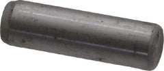 Unbrako - 3/8" Diam x 1-1/4" Pin Length Grade 8 Alloy Steel Oversized Dowel Pin - C 60 (Surface) & C 50-58 Hardness, 16,580 Lb Breaking Strength, 1 Beveled & 1 Rounded End - Benchmark Tooling