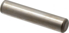 Unbrako - 3/8" Diam x 1-3/4" Pin Length Grade 8 Alloy Steel Oversized Dowel Pin - C 60 (Surface) & C 50-58 Hardness, 16,580 Lb Breaking Strength, 1 Beveled & 1 Rounded End - Benchmark Tooling