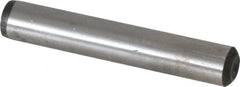 Unbrako - 3/8" Diam x 2-1/4" Pin Length Grade 8 Alloy Steel Oversized Dowel Pin - C 60 (Surface) & C 50-58 Hardness, 16,580 Lb Breaking Strength, 1 Beveled & 1 Rounded End - Benchmark Tooling