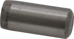 Unbrako - 7/16" Diam x 1" Pin Length Grade 8 Alloy Steel Oversized Dowel Pin - C 60 (Surface) & C 50-58 Hardness, 22,540 Lb Breaking Strength, 1 Beveled & 1 Rounded End - Benchmark Tooling