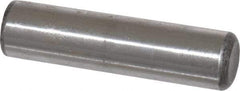 Unbrako - 1/2" Diam x 2" Pin Length Grade 8 Alloy Steel Oversized Dowel Pin - C 60 (Surface) & C 50-58 Hardness, 29,460 Lb Breaking Strength, 1 Beveled & 1 Rounded End - Benchmark Tooling