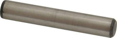 Unbrako - 1/2" Diam x 3" Pin Length Grade 8 Alloy Steel Oversized Dowel Pin - C 60 (Surface) & C 50-58 Hardness, 29,460 Lb Breaking Strength, 1 Beveled & 1 Rounded End - Benchmark Tooling